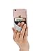 Cardly (Two Finger Strap Cell Phone Stick on Wallet Card Holder Phone Pocket for iPhone, Android and All Smartphones. (Split Marble)
