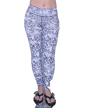 Jessica Simpson Womens Pull On Athletic Athletic Leggings B/W XS