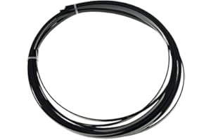 Dopro 5pcs Acoustic Classical Guitar Binding Purfling Strips ABS Binding Strip 1650x5x1.5mm Black