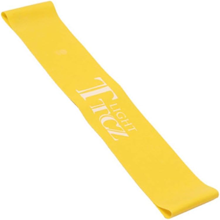 Garciakia Elastic Tension Resistance Band Exercise Workout Rubber Loop Band Bodybuilding Muscle Training Expander Yoga Fitness Equipment(Color:yellow)