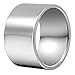 Fashion Month Men 14mm Big Tungsten Best Ring Silver Classic Wedding Engagement Band High Polished Flat Top Comfort Fit