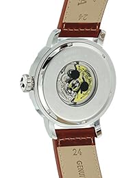 Invicta "Disney Limited Edition - Reloj automático metal y piel Casual de los hombres, color: púrpura (Modelo: 23794)
