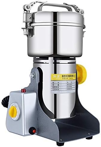 DZGWMF Household Electric Grain Grinder, 800G High-Speed Mill Powder Machine, Food Herb Coffee Beans Cereal Grinder Mill Flour Powder Grinding Tool