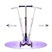 ChromeWheels Scooters for Kids, Deluxe Kick Scooter Foldable 4 Adjustable Height 150lb Weight Limit 3 Wheel, Lean to Steer LED Light Up Wheels, Best Gifts for Girls Boys Age 3-12 Year Old, Purple