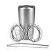 vanpo Vacuum Insulated Water Bottle, 17OZ Thermos Double Wall Stainless Steel Water Bottle Keep Hot Drink for 12 Hours