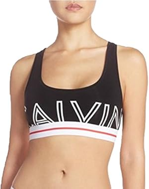 Modern Logo Bralette (Black, X-Small)