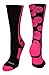 MadSportsStuff Crazy Basketball Logo Crew Socks (Multiple Colors)