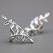Hanloud Sliver Leaf Cuff Wrap Earrings Non-Pierced Ear Clip on Cartilage Earrings for Girl Women