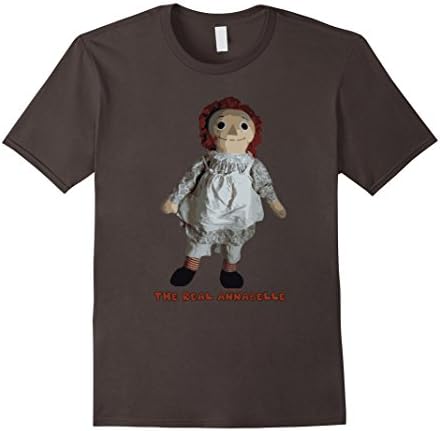 Mens The Real Annabelle Doll T-Shirt Small Asphalt
