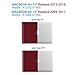 IBENZER Compatible with Old Version MacBook Air 13 Inch Case (2017-2010 Release), Models: A1466/A1369, Plastic Hard Shell Case with Keyboard & Screen Cover for Mac Air 13, Wine Red, A13WR+2
