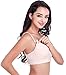 KOOYOL Women's Seamless Nursing Maternity Push Up No underwire Bra (X-Large, Nude)