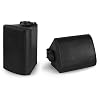 Power Dynamics BGO40 luidsprekerset – 2-weg luidspreker, 4″woofer, 3/4″ hoogfrequent driver, piekvermogen: 100 watt, binnen- / buitengebruik, flensaansluiting, muurbeugel, zwart