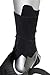Zamst A2-DX Sports Ankle Brace with Protective Guards For High Ankle Sprains and Chronic Ankle Instability-for Basketball, Volleyball, Lacrosse, Football-Black, Right, XL