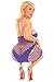 Women's Sexy Open Net Halter Neck Seamless Mini Dress Lingerie (One Size, Purple)