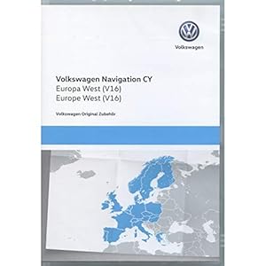 Volkswagen 1T0051859AQ DVD-Rom Navigation V16 Europa West Navigatiesysteem Update
