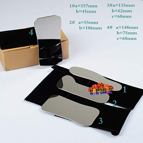 Christzo 4 x Dental Intraoral Clinic Stainless Steel Photography Mirror & 10PCS Mouth Opener - Thumbnail 3