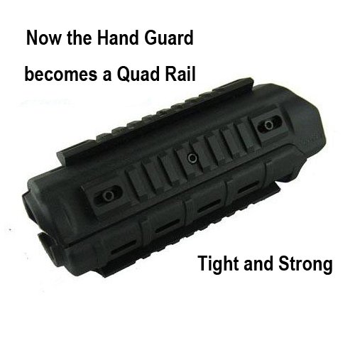 TACBRO 5" Bolt on Picatinny Rail