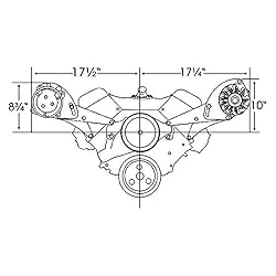 Alan Grove 222L Short Water Pump Alternator Bracket