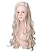 COSJP Thrones Daenerys Targaryen Cosplay Wig Khaleesi, Blonde, Size One Size