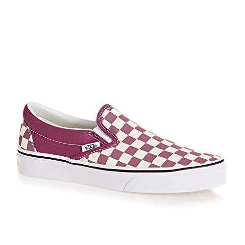 Vans Classic Slip On (Checkerboard) Dry Rose Men's 13