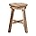 DIVERO Hocker Sitzhocker Holzhocker Badhocker Duschhocker Schemel