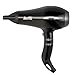 Berta Hair Dryer, 1875w Professional Salon Ionic Blow Dryer 4 Accessories with Nozzle/ Diffuser/ Comb Attachment, AC Motor Hair Dryer (Black)
