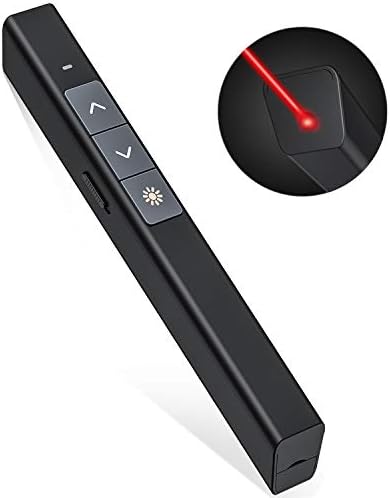 Wireless Presenter, EALNK Presentation Remote RF 2.4GHz Powerpoint Clicker USB Control PPT Clicker with Red Light