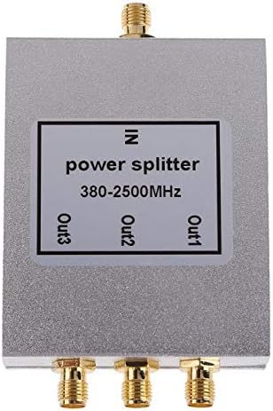 FJHJB 3-Way SMA Power Splitter 380-2500MHz Signal Booster Amplifier Divider NFCO