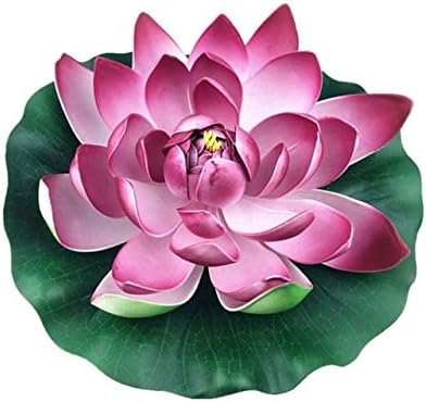 DHG -Garden Statues - Pool Fish Tank Simulation Flower Decoration Simulation Water Lily Outdoor Garden Sculptures