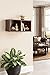 ClosetMaid Cubeicals 2-Cube Storage Shelf Organizer - Stackable or Wall-Mountable, Easy Assembly, Dark Cherry Finish