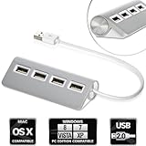 Sabrent Premium 4 Port Aluminum USB 2.0 Hub (9.5