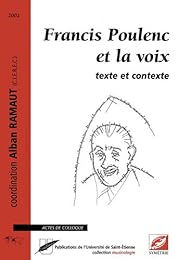 Francis Poulenc et la voix