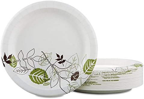 Dixie UX9PATHPBBX Pathways Soak-Proof Shield Mediumweight Paper Plates, Dispenser Bx, 8.5-Inch, 300/Pk