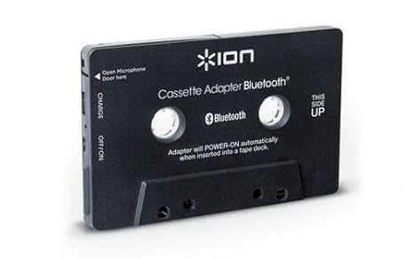 ION Audio Cassette Adapter Bluetooth- Kassettenadapter mit Bluetooth-Musik-EmpfÃ¤nger fÃ¼r Kassettendecks mit eingebautem Mik