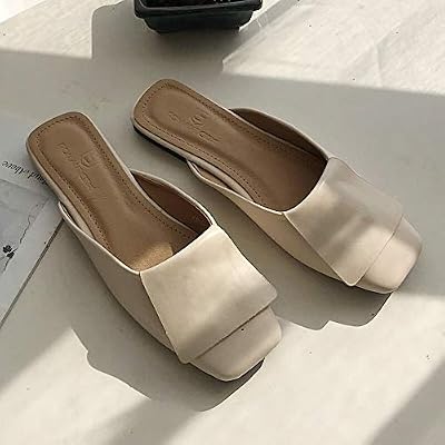 Socofy زر جلد طبيعي Soft نعل سهل الارتداء على حذاء مسطح مريح Newchic