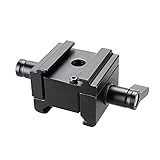 Cold Shoe Mount Hot Shoe Mount Adapter with Adjustable NATO Clamp for Canon C100/C100 MarkII/C300/C500