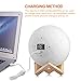 AGM Moon Lamp 3D Printing 16 Colors 5.9 Inch Hanging Moon Night Light with Stand & Remote &Touch Control with USB Charging for Baby Kids Lover Halloween Decor