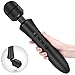 Wireless Wand Massager Personal Massager Rechargeable, 20x Multi-Speed Vibrations Black  