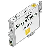 Speedy Inks - Remanufactured Yellow Ink for Epson 48 T048420 for use in Epson Stylus Photo R200, Epson Stylus Photo R300, Epson Stylus Photo R300M, Epson Stylus Photo R320, Epson Stylus Photo RX500, Epson Stylus Photo RX600, Epson Stylus Photo RX620, Epson Stylus Photo R220, Epson Stylus Photo R340