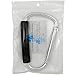 Shells Silver Color Extra-large D-Shape Super-handy Snap Hook Hanger Bags Holder Carrier Mommy Hook Carry Handle With Soft Foam Grip