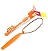 Set of 12 Flashing LED Sling Shot Flare Arrow Helicopter Children's Kid's Toy Flyer (Colors May Vary)