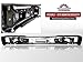 MAPM - Silverado Rear Step Bumper Chrome With Brackets Light Kit Bolts Bar GM1103122 For 1999-2006 Silverado 1500 99-04 Silverado 2500 GMC Sierra 1500 2500