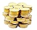 Mandala Crafts Tibetan Tealight Vanaspati Ghee Butter Lamp Candle Set for Meditation, Ceremonies, Rituals, Altars, Diwali; 28 Pack