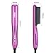 Hair Straightening Brush Straightener Comb Ceramic Brush 265℉to 395℉ Anti-Scald -ELEHOT