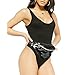 AIWENSI Stylish Hologram Fanny Pack Water-resistant, Hard PVC Laser Bum Bag for Rave Festival Beach Waist Bags, Black