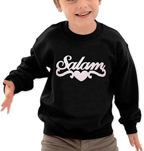 Wenguniqueness Arabic Peace Salam Relax Kid Costume | Novelty Sweater, Holiday Child Sweatshirt