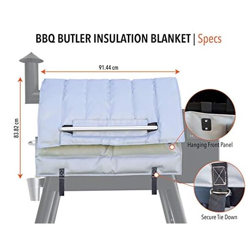 BBQ Butler Insulation Blanket For Traeger 34 Series Grills Fits