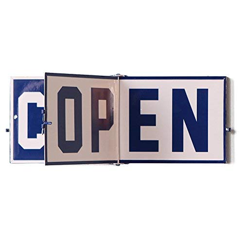 image for NIKKY HOME Metal Distressed Open Closed Sign, 7