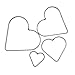 Chris.W 8 Pcs Craft Metal Star/Heart Shaped Rings Metal Hoops for Dream Catcher, 4 Sizes(5cm/8cm/10cm/12cm)