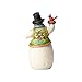 Enesco Jim Shore Heartwood Creek “Festive Nesting Snowman, 8.5” Stone Resin Figurine, Multicolor
